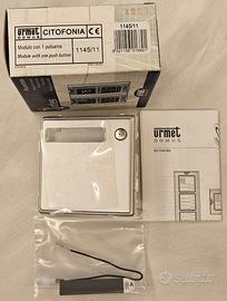 Urmet 1145/11 - Modulo Sinthesi con un pulsante