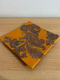 Svuotatasche Etro paisley arancione in porcellana