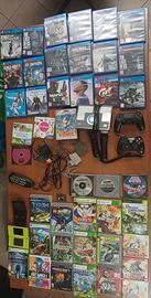 Lotto videogiochi, console, cavi e controller