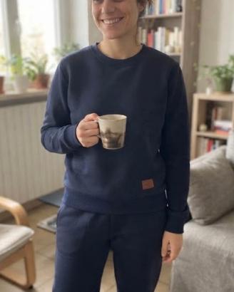 tuta felpata donna 