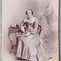 Fotografia Molto Antica Signora in Posa Primi 1900