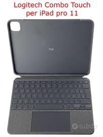 iPad Pro 11 tastiera Logitech Combo Touch Spagnola
