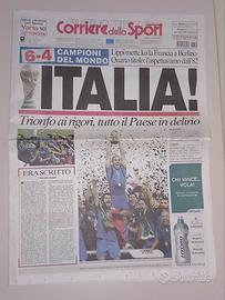 Corriere dello sport 10 luglio 2006Italia campione