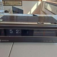 Hitachi digital clock radio vintage