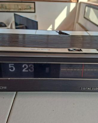 Hitachi digital clock radio vintage