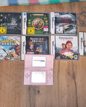 Nintendo ds lite rosa