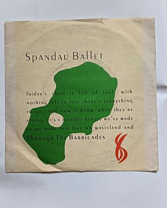 disco in vinileDisco vinile 45 giri Spandau Ballet