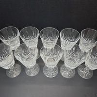 Set 10 bicchieri da vino Waterford Crystal Kenmare