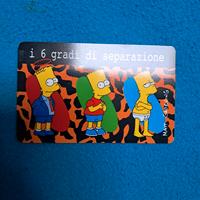 carta da collezione simpson