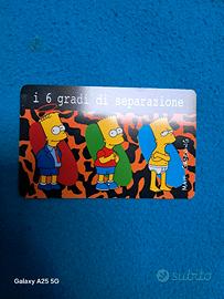 carta da collezione simpson
