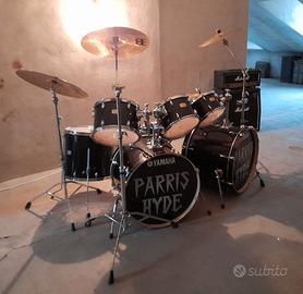 batteria acustica yamaha stage custom black birch