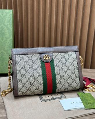 Borsa a tracolla Gucci Ophidia Envelope, piccola