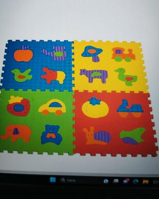 Tappeto Puzzle gigante bimbi