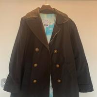 Cappotto Moschino doppio materiale