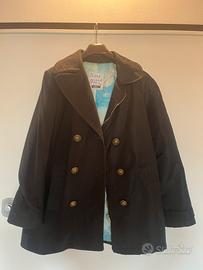 Cappotto Moschino doppio materiale
