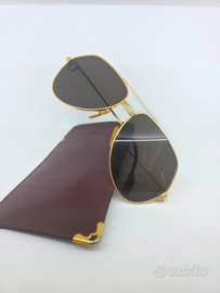 Cartier Vintage Vendome Louis Gold Occhiali Sole