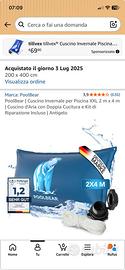 Pallone gonfiabile piscina x chiusura invernale