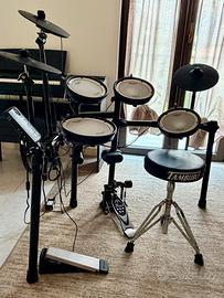Roland V-Drums, Pelli Mesh, Pedale Pearl, Sgabello