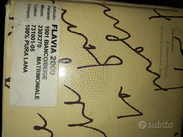 coperta in lana merinos mai usata 