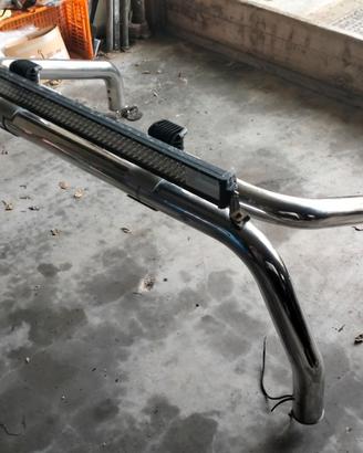 Roll bar con barre led per pick-up