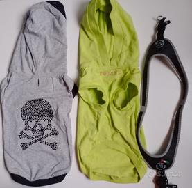 Maglietta con cappuccio T-shirt per cani taglia M