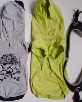 Maglietta con cappuccio T-shirt per cani taglia M