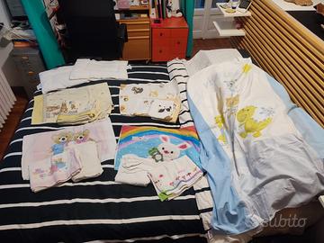 Completo lenzuola e cuscini bambini