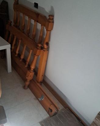 letto pino massiccio 