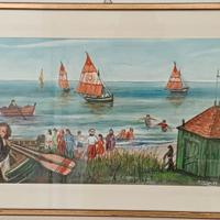 Paesaggio marino di Elios Lippi