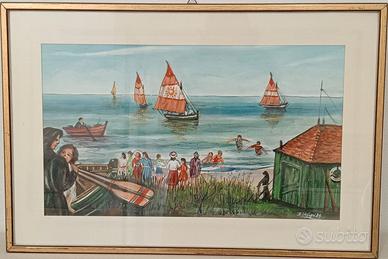 Paesaggio marino di Elios Lippi