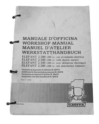 Variante manuale officina in PDF per Cagiva Elefan