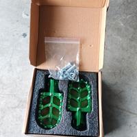 Pedane moto alluminio per misure e info contatare