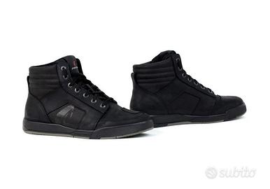 SCARPA PELLE MOTO FORMA GROUND DRY NERO PROTEZIONI