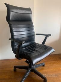 Poltrona in pelle Castelli ufficio