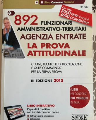 Manuale/ quiz concorso Funzionari amm.vo tributari