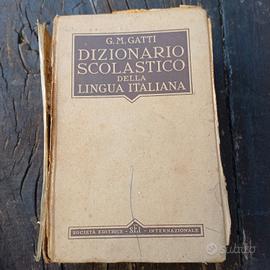dizionario scolastico italiano 1933
