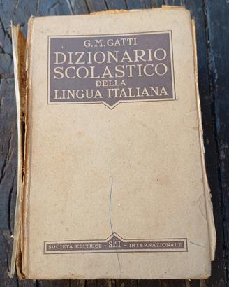 dizionario scolastico italiano 1933