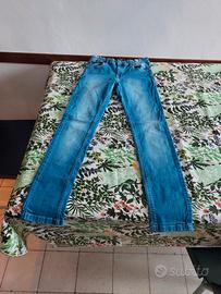 jeans denim delave slim bambina 12 aa Z (Zannier)