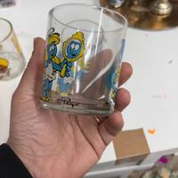 Bicchieri ferrero coll puffi