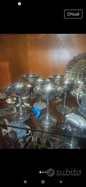 n. 6 calici antichi in silver plated rb. Rogers
