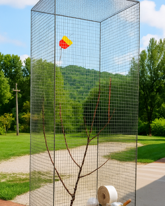 Voliera per uccelli petauro e animali esotici