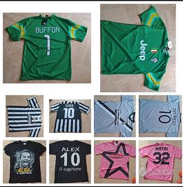 Maglie Juventus - Buffon, Del Piero, Tevez, Matri