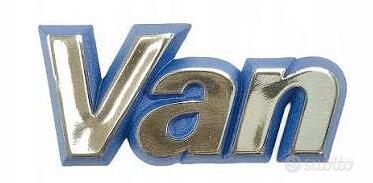 LOGO SIGLA ' Van ' POSTERIORE FIAT PANDA VAN - 717
