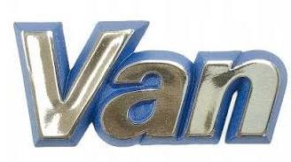 LOGO SIGLA ' Van ' POSTERIORE FIAT PANDA VAN - 717