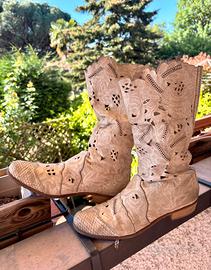 Stivaletti estivi in pelle Pinko
