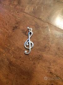 Ciondolo in Argento 800 Chiave di Violino