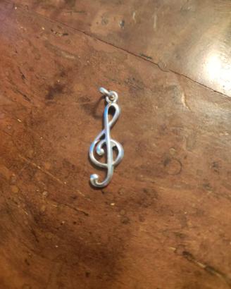 Ciondolo in Argento 800 Chiave di Violino