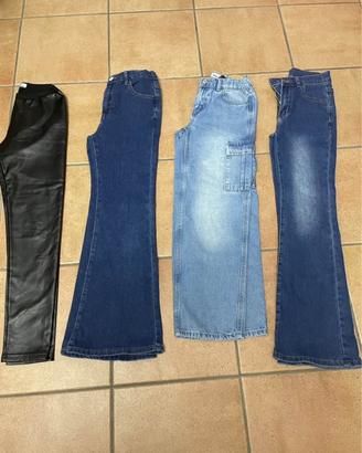 Pantaloni jeans e leggings cm 140