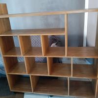 libreria artigianale legno massello.