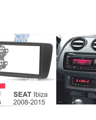 CORNICE NERA RADIO 2-DIN PER SEAT IBIZA 08-15